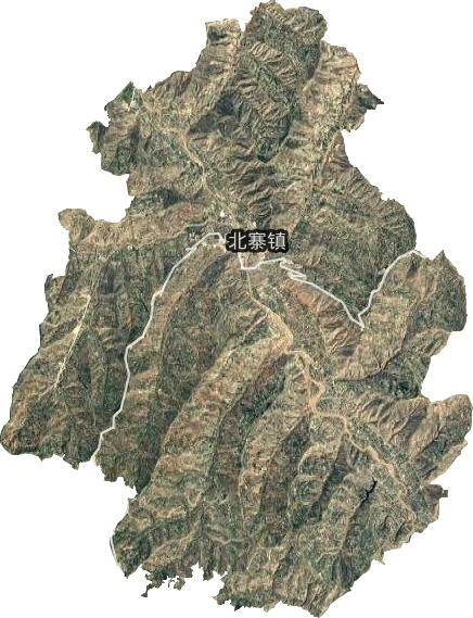 北寨鎮衛星圖