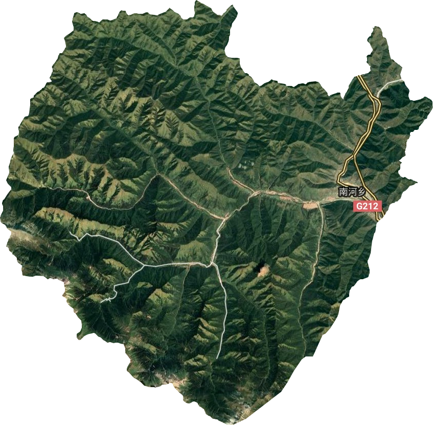 南河鄉衛星圖