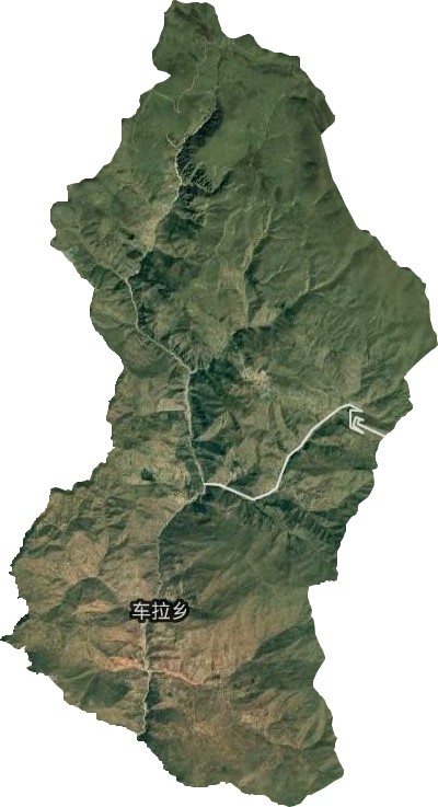 車拉鄉衛星圖