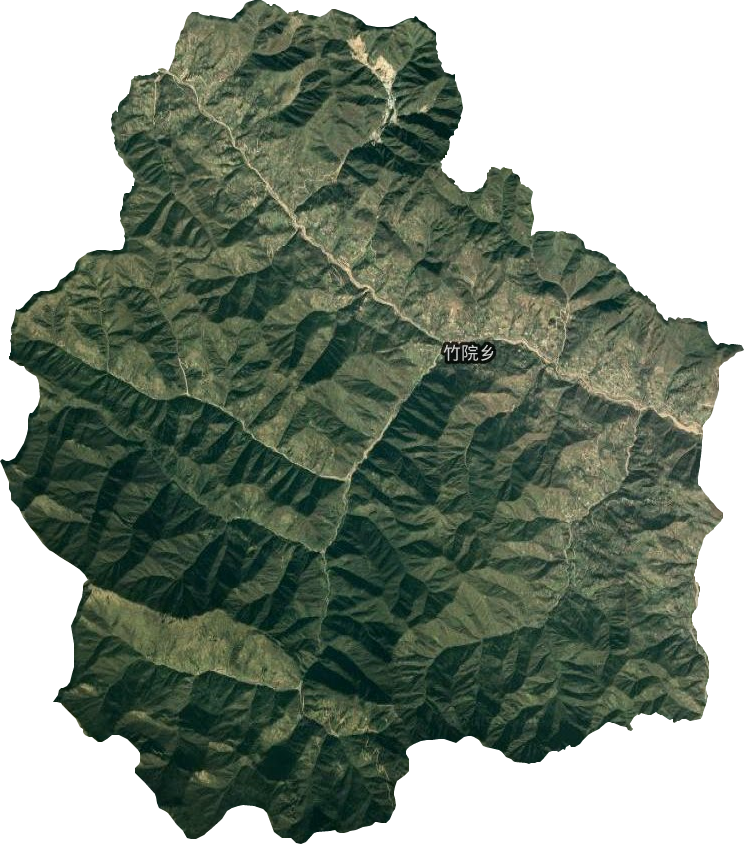 竹院鄉衛星圖