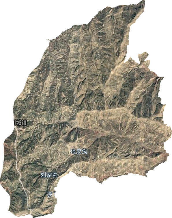 川城鎮(zhèn)衛(wèi)星圖