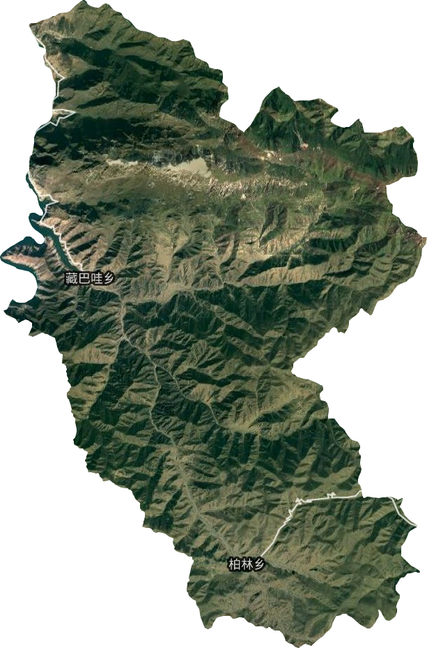 藏巴哇鄉(xiāng)衛(wèi)星圖