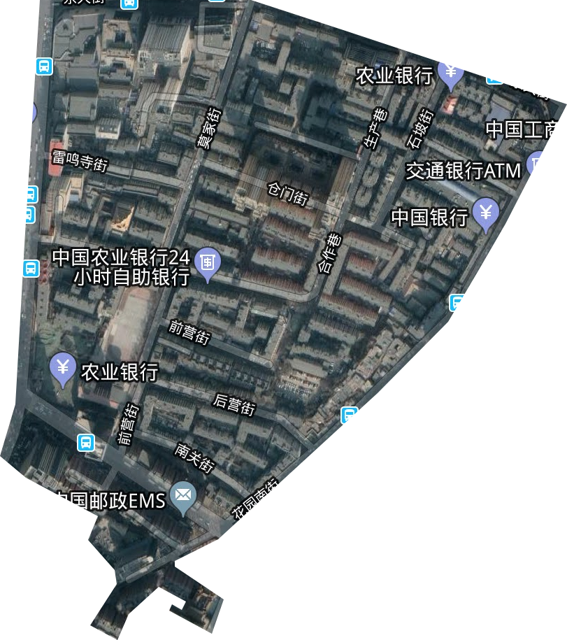 倉門街街道衛(wèi)星圖