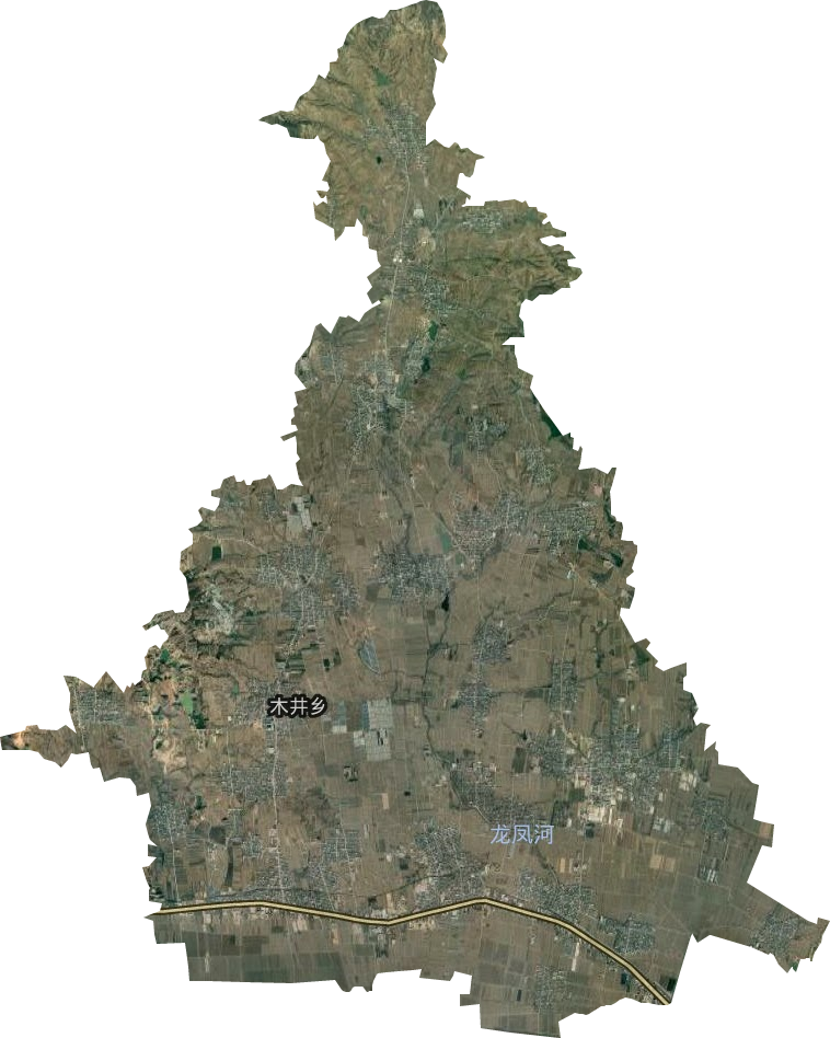 木井鎮(zhèn)衛(wèi)星圖