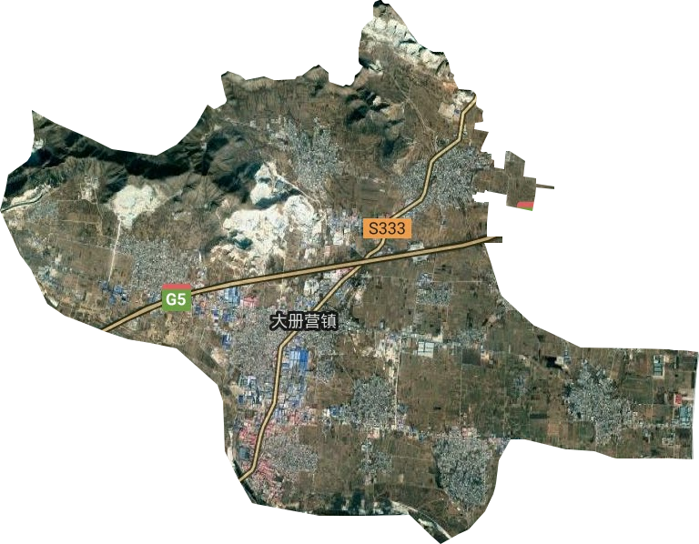 大冊(cè)營(yíng)鎮(zhèn)衛(wèi)星圖