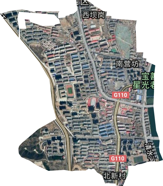 南營坊街道衛星圖