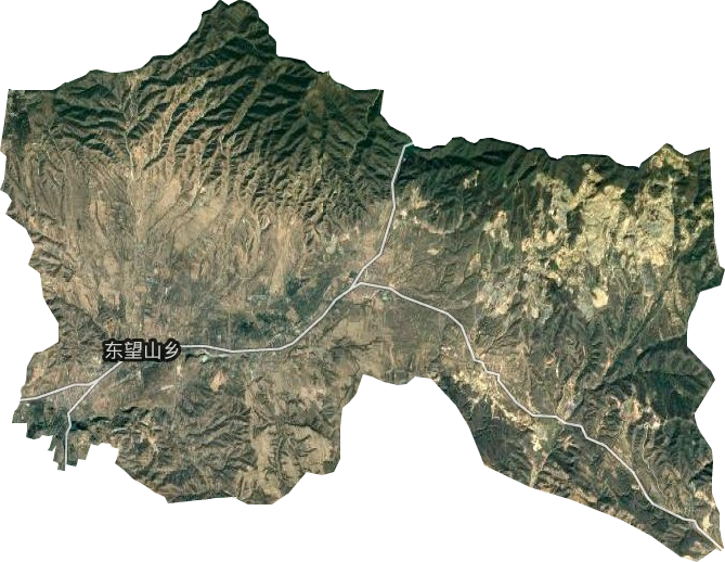 東望山鄉衛星圖