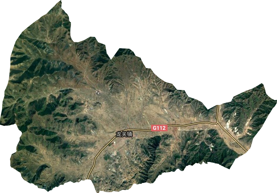 龍關鎮衛星圖