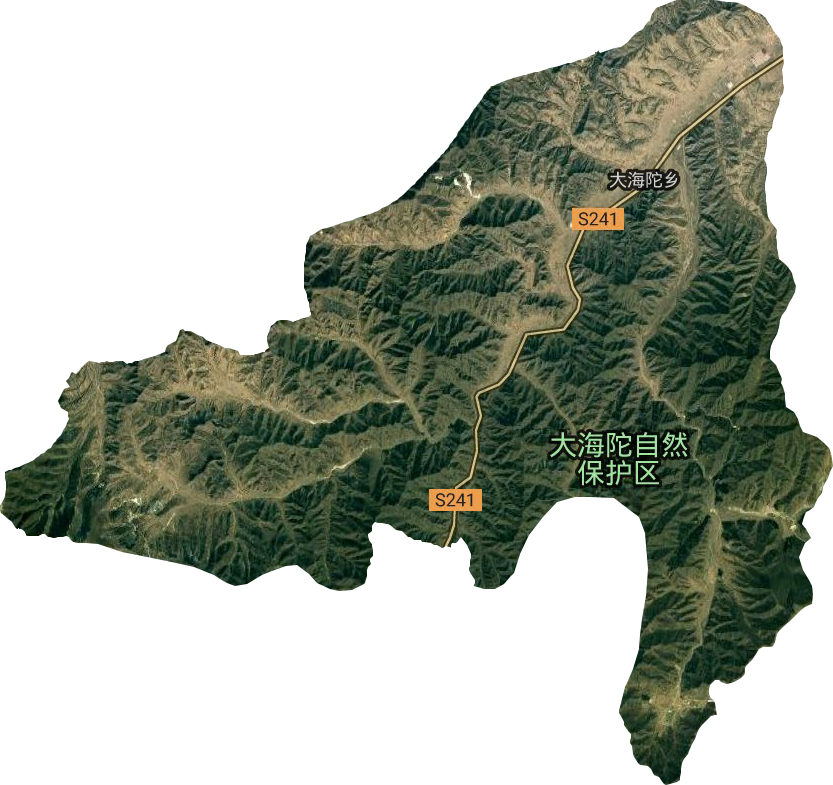 大海陀鄉衛星圖