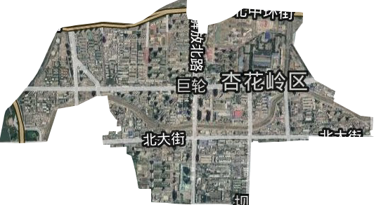 巨輪街道衛(wèi)星圖