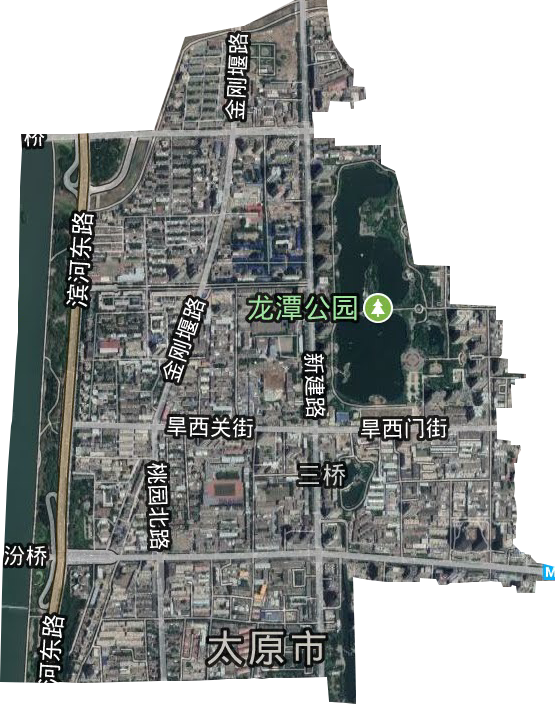 三橋街道衛星圖