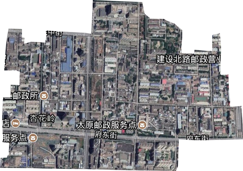 杏花嶺街道衛星圖