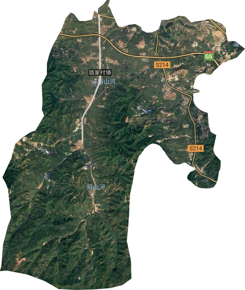 路家村鎮衛星圖
