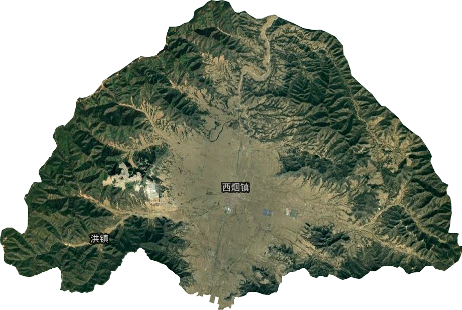 西煙鎮衛星圖