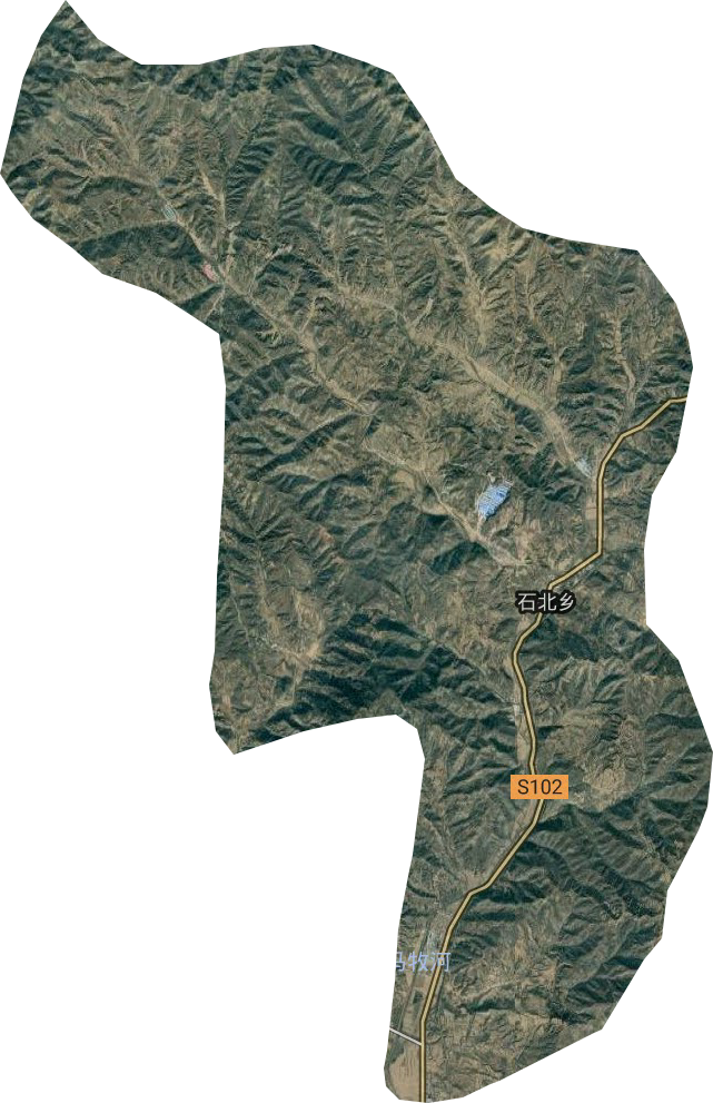 石北鄉衛星圖