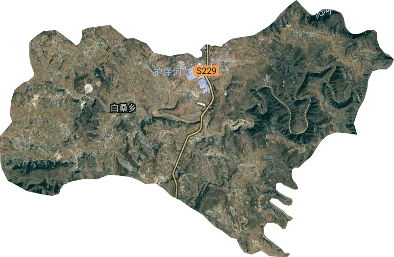 白桑鄉衛星圖