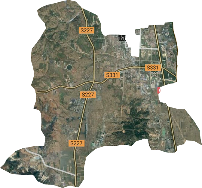 南城街道衛星圖