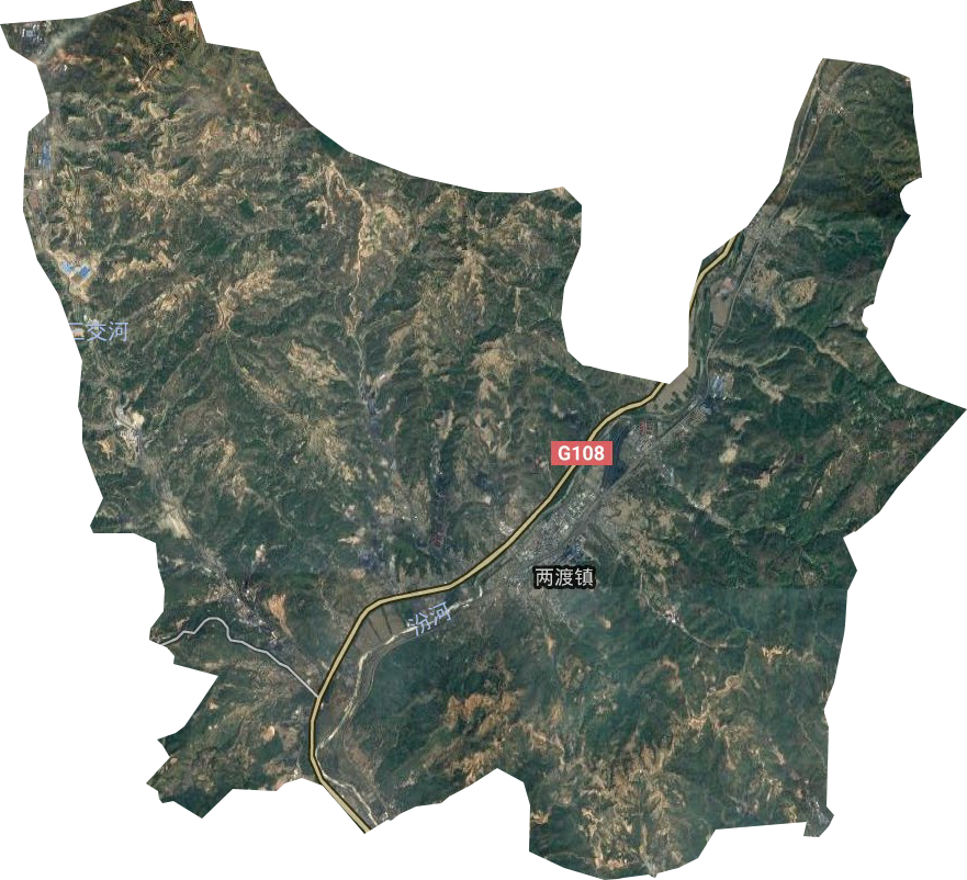 兩渡鎮衛星圖