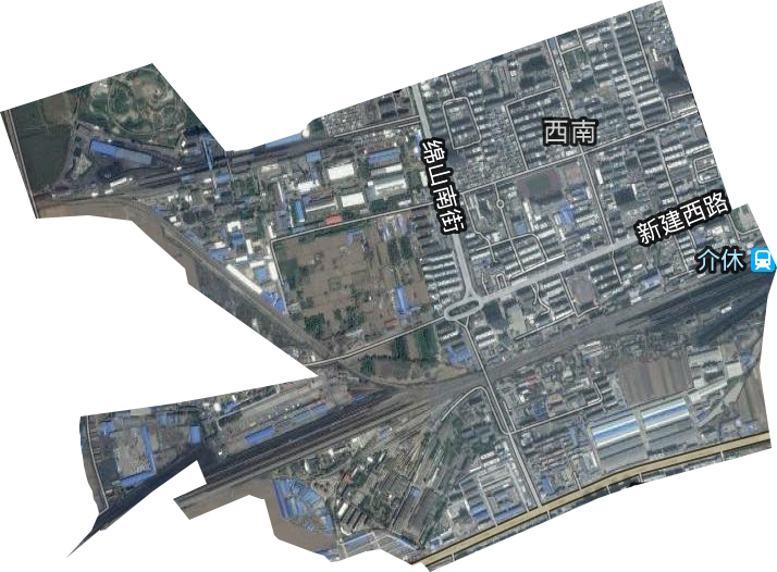 西南街道衛(wèi)星圖