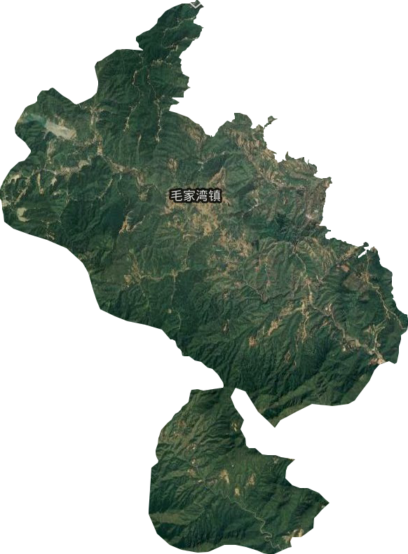 毛家灣鎮衛星圖