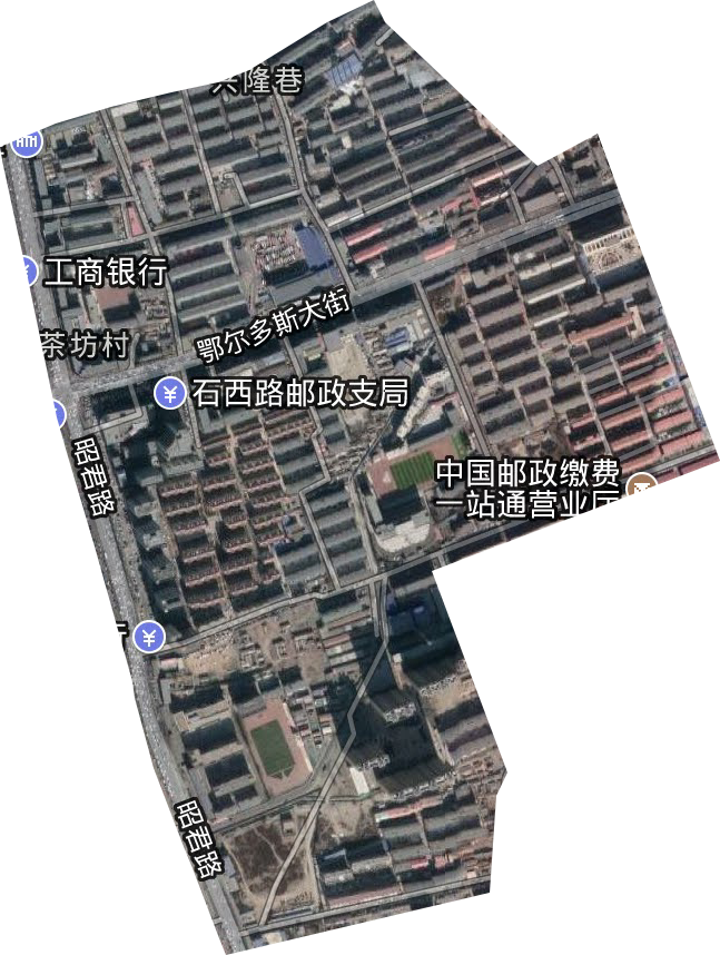 興隆巷辦事處衛(wèi)星圖