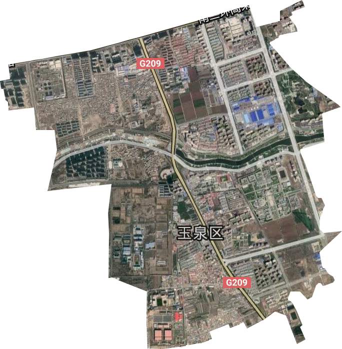 昭君路辦事處衛星圖