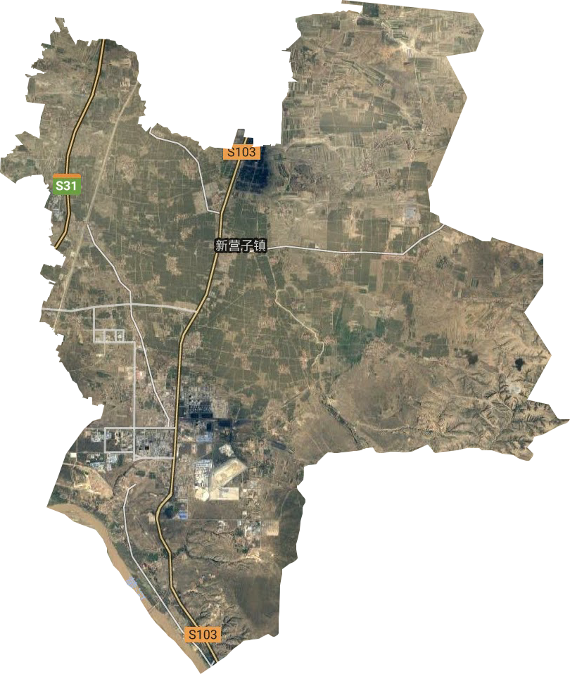 新營子鎮衛星圖