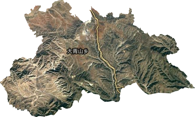 大青山鄉衛星圖