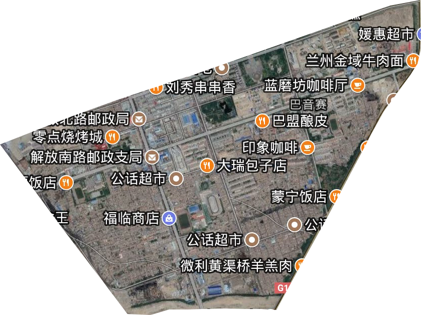 巴音賽街道衛(wèi)星圖