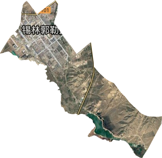 巴彥查干街道衛星圖