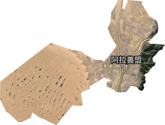 巴彥浩特鎮衛星圖