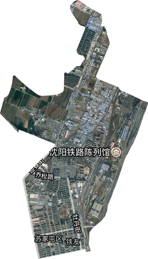 解放街道衛星圖