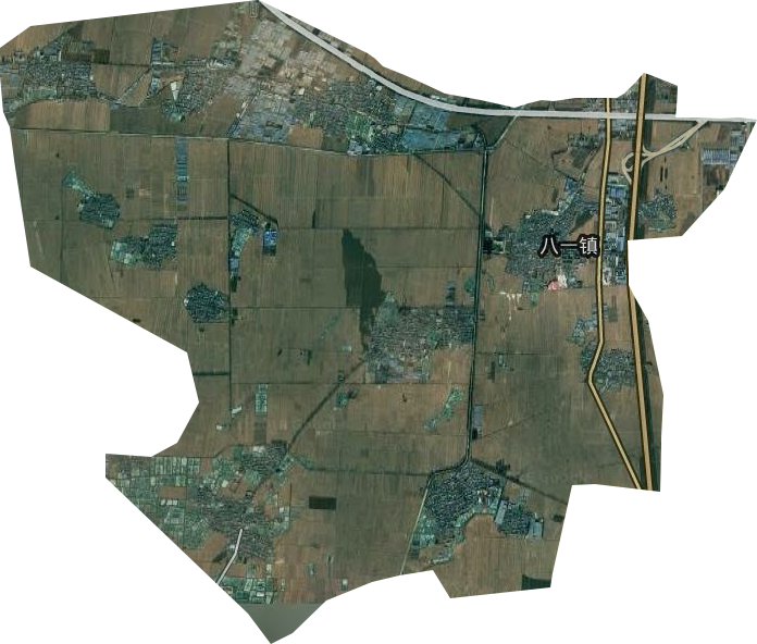 八一街道衛星圖
