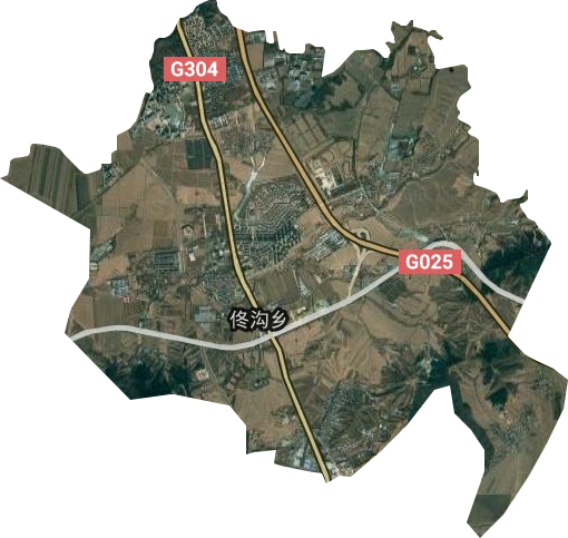 佟溝街道衛星圖