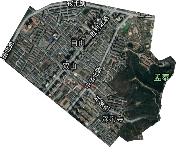 雙山街道衛(wèi)星圖
