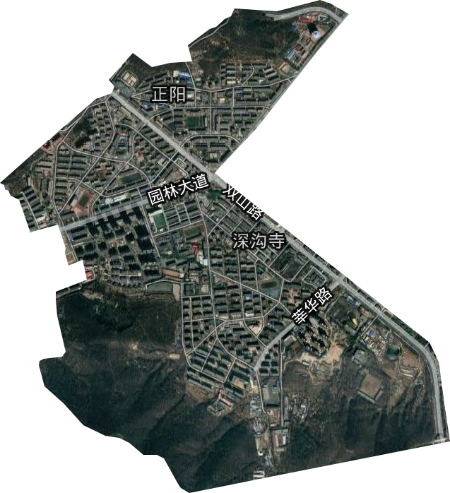 深南街道衛星圖