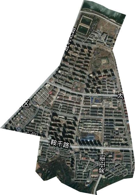 沙河街道衛星圖