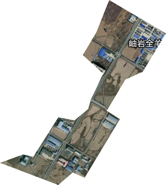 湯崗子牧場衛星圖