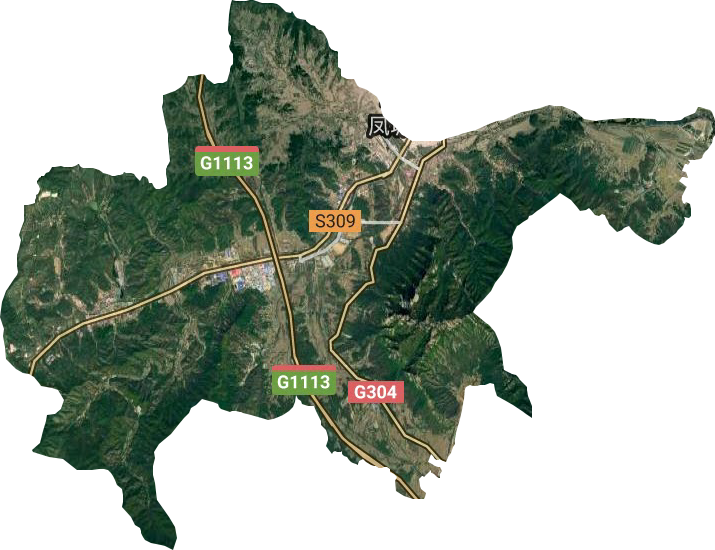 鳳山街道衛(wèi)星圖