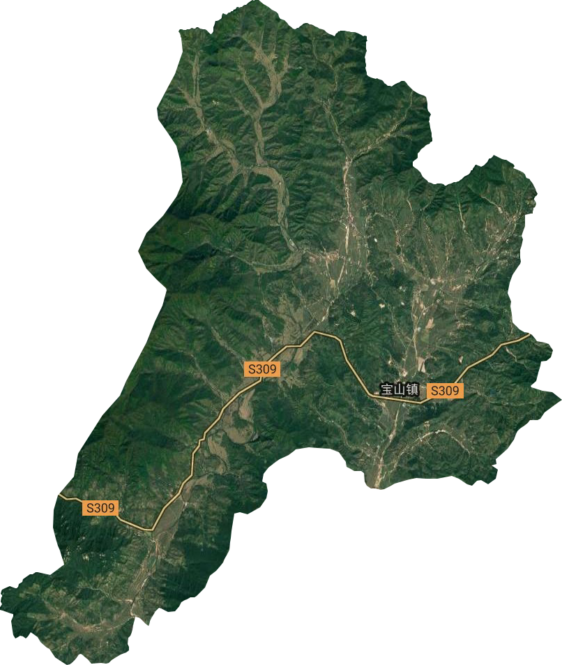 寶山鎮(zhèn)衛(wèi)星圖