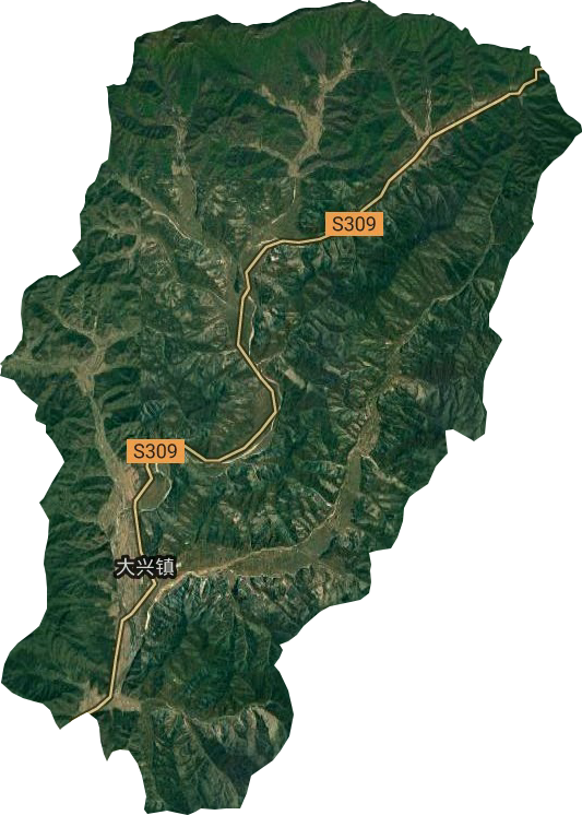 大興鎮(zhèn)衛(wèi)星圖