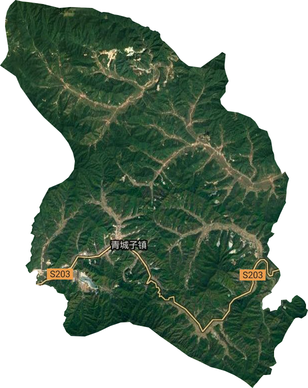 青城子鎮衛星圖