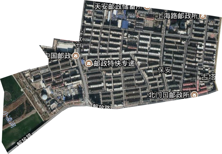 保安街道衛星圖