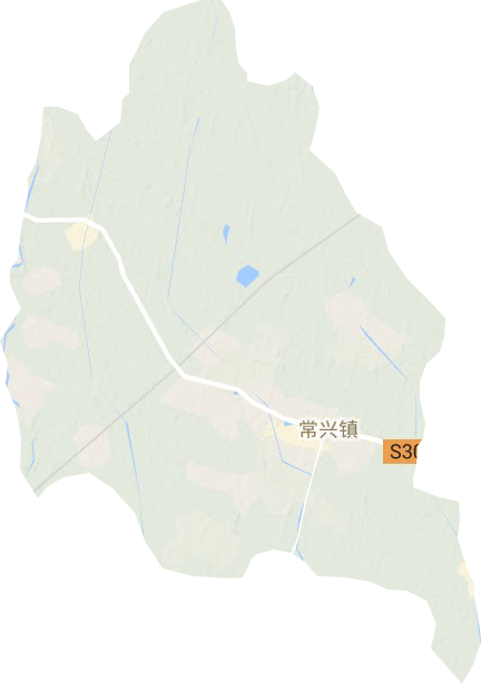常興鎮地形圖