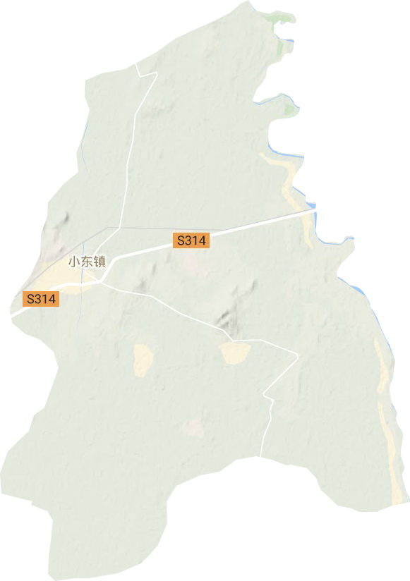 遼寧省錦州市小東種畜場地形圖