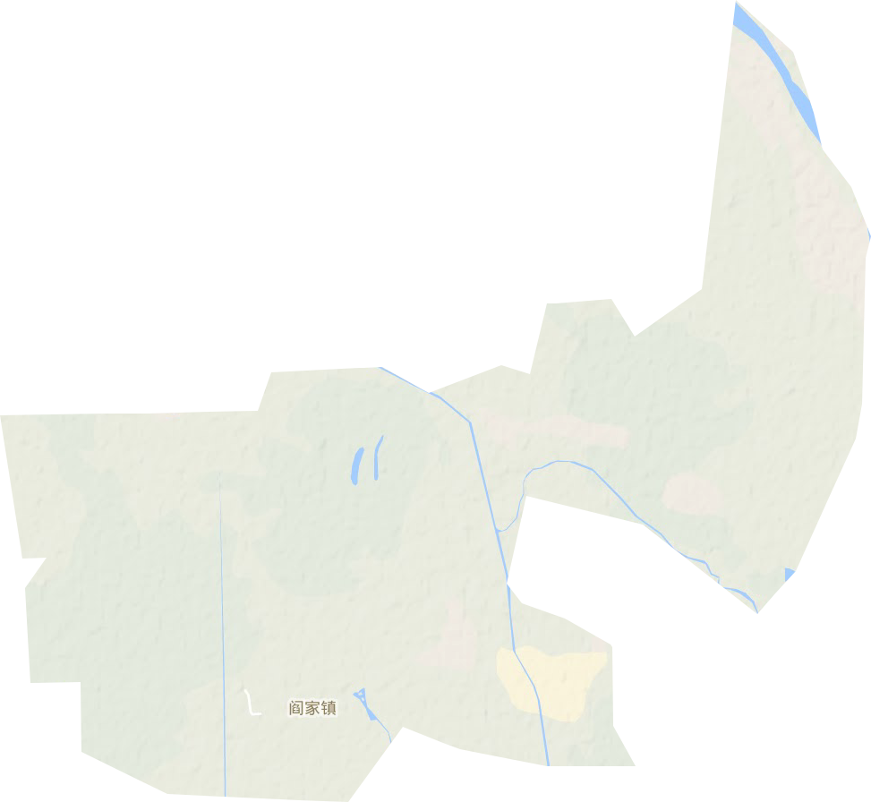 閻家鎮地形圖