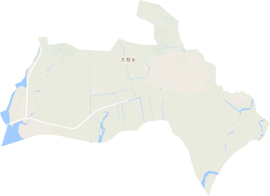 大有農場地形圖