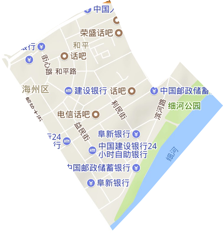 和平街道地形圖