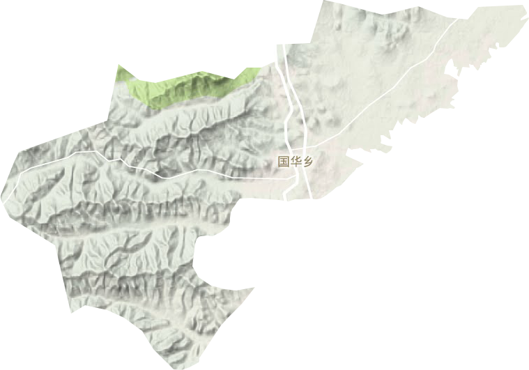 國華鄉(xiāng)地形圖