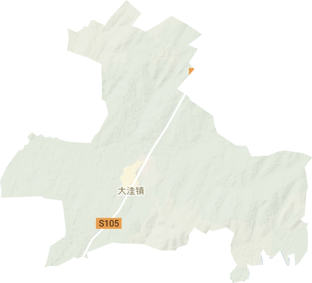 大洼鎮地形圖